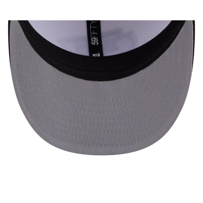 Kansas City Chiefs 2026 Draft Black and White 59FIFTY Fitted Hat