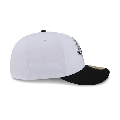 Miami Dolphins 2026 Draft Black and White 59FIFTY Fitted Hat