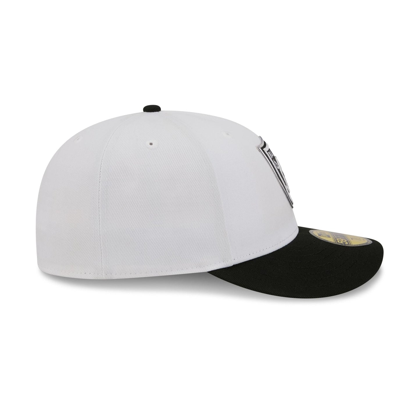Las Vegas Raiders 2026 Draft Black and White 59FIFTY Fitted Hat