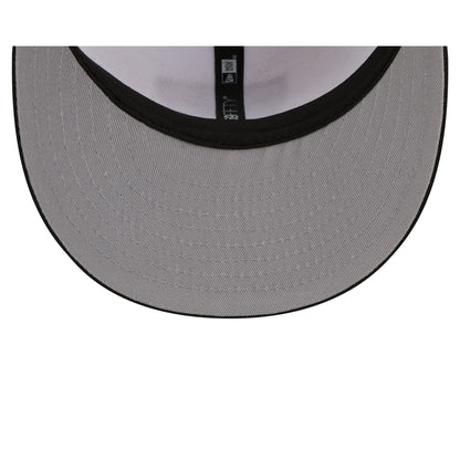Las Vegas Raiders 2026 Draft Black and White 59FIFTY Fitted Hat
