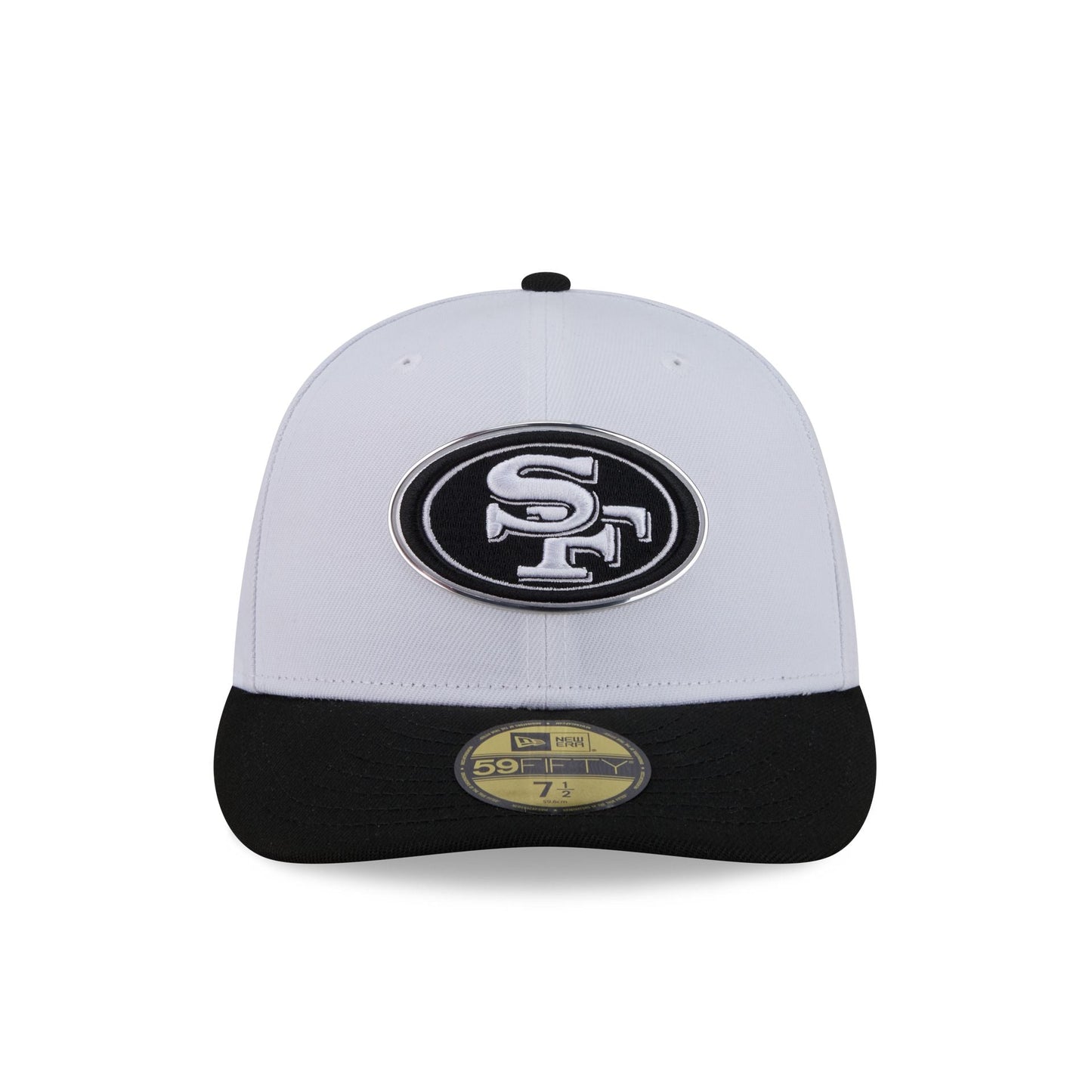 San Francisco 49ers 2026 Draft Black and White 59FIFTY Fitted Hat