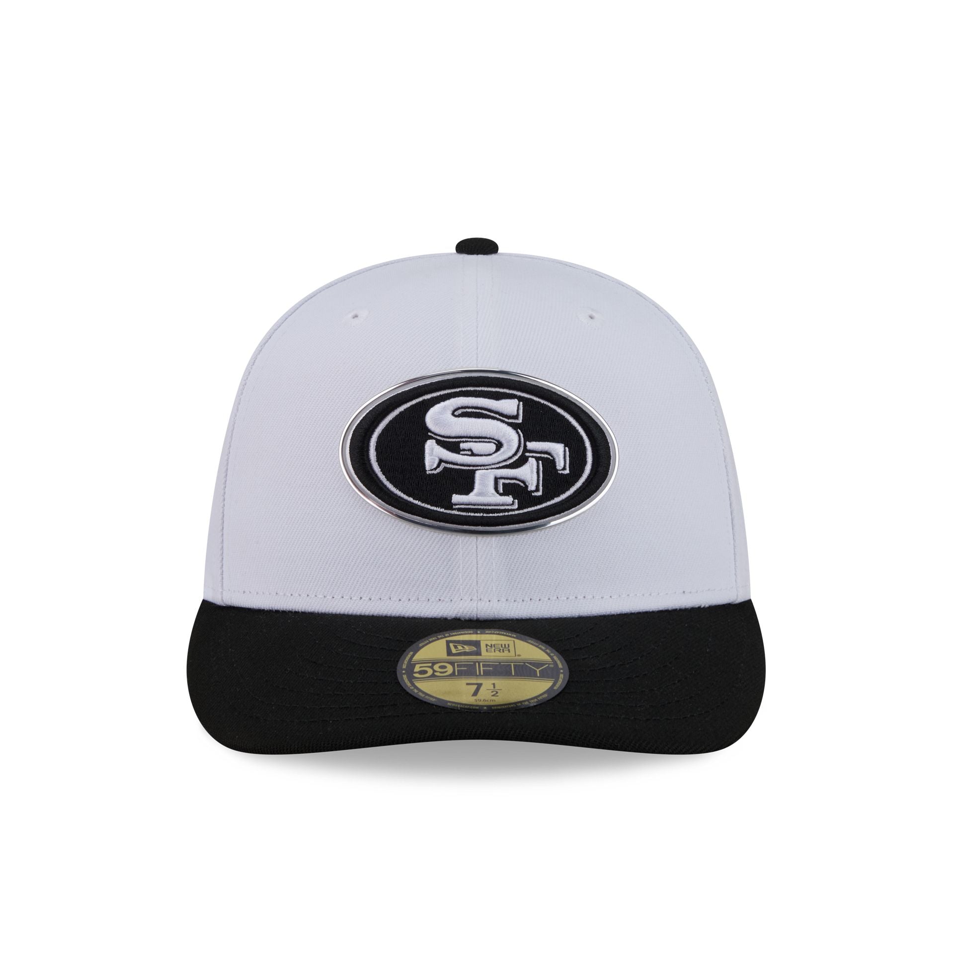 San Francisco 49ers 2026 Draft Black and White 59FIFTY Fitted Hat