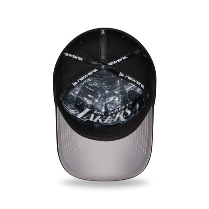 Los Angeles Lakers 2026 Draft Black 59FORTY A-Frame Fitted Hat