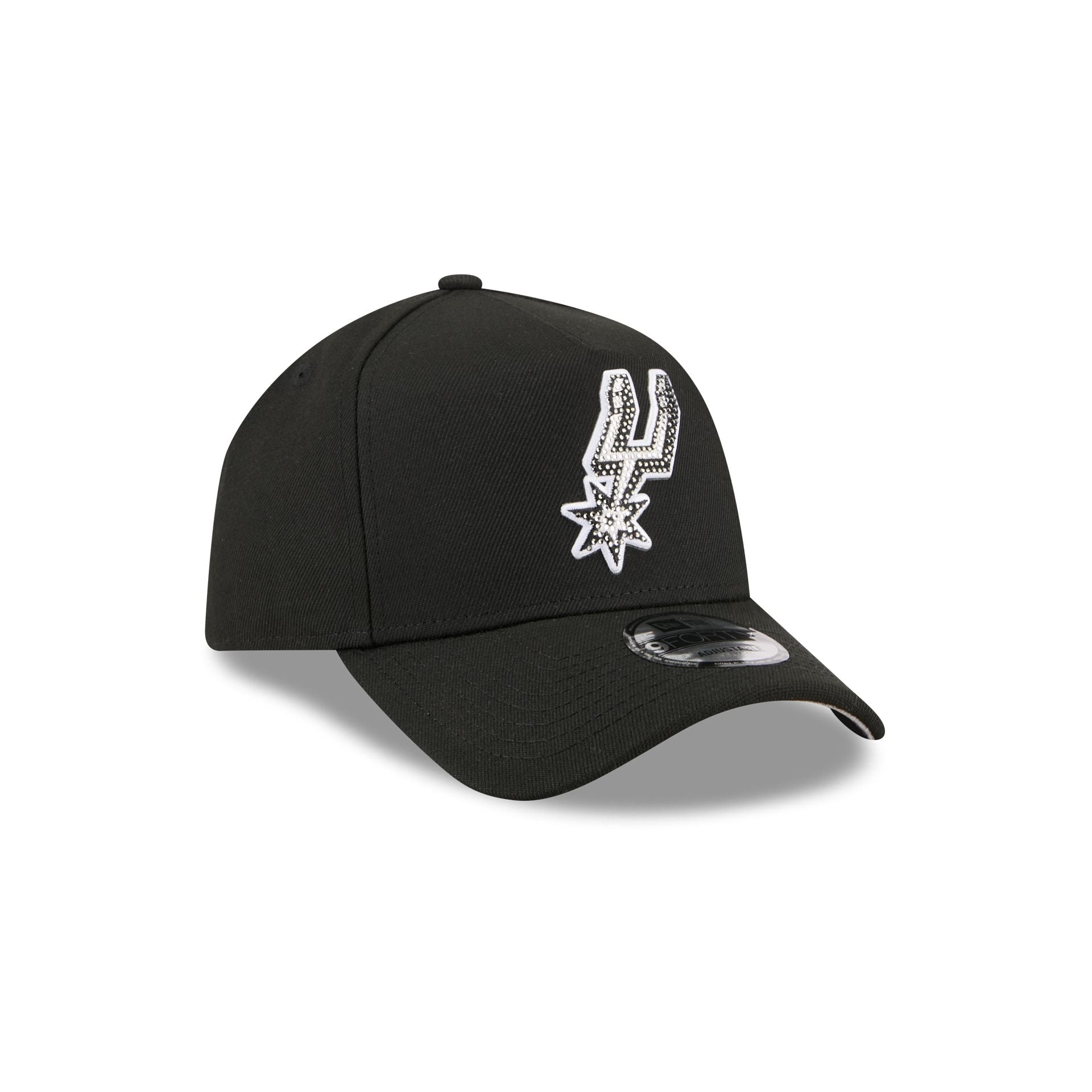San Antonio Spurs 2026 Draft Black 9FORTY A-Frame Snapback Hat