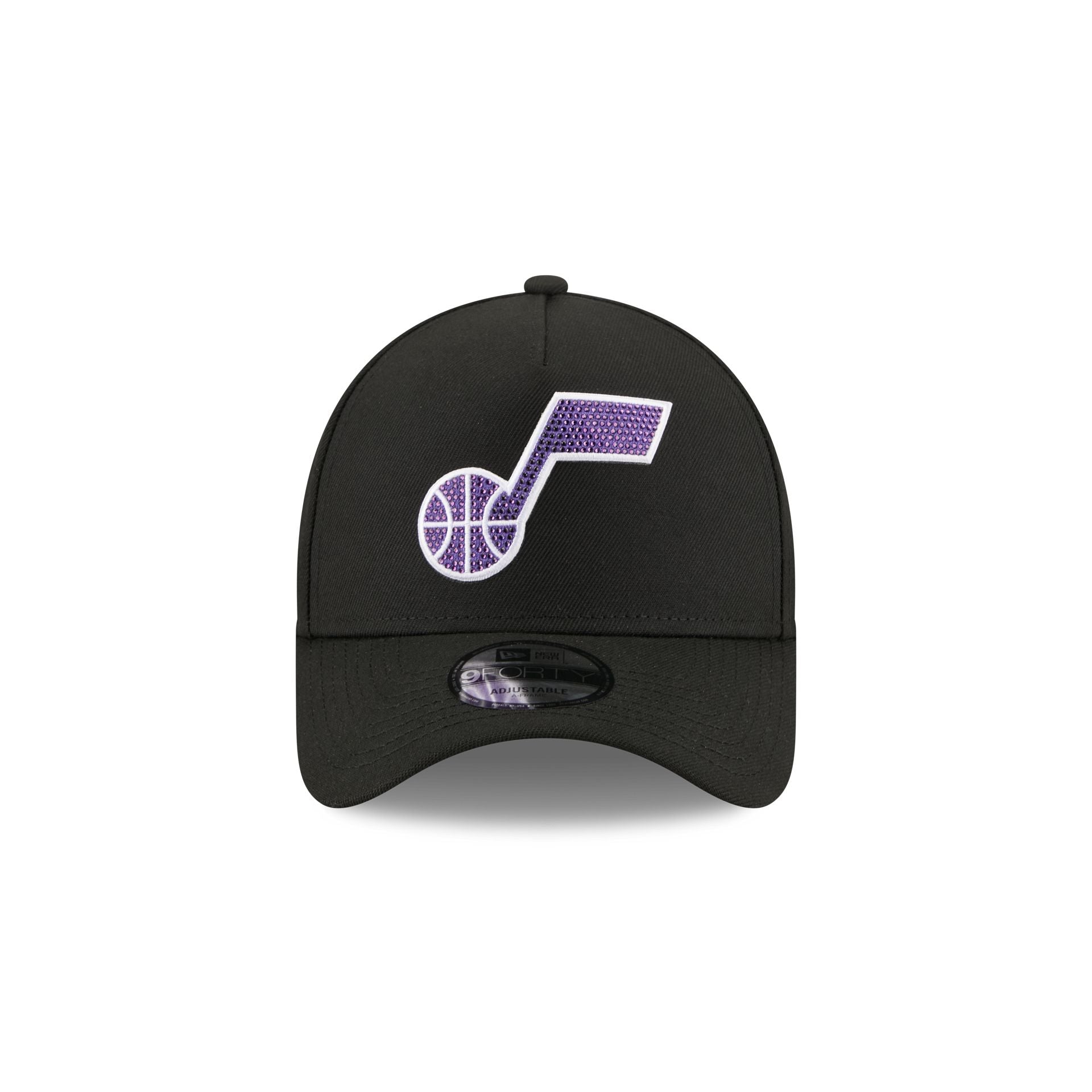 Utah Jazz 2026 Draft Black 9FORTY A-Frame Snapback Hat