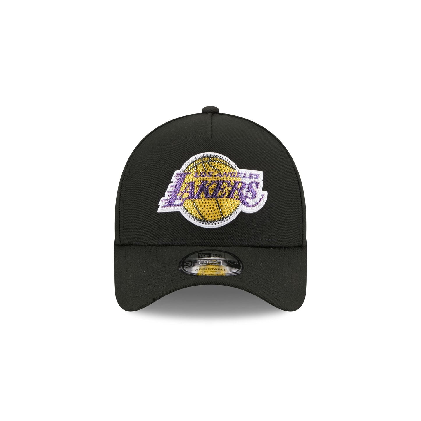 Los Angeles Lakers 2026 Draft Black 9FORTY A-Frame Snapback Hat