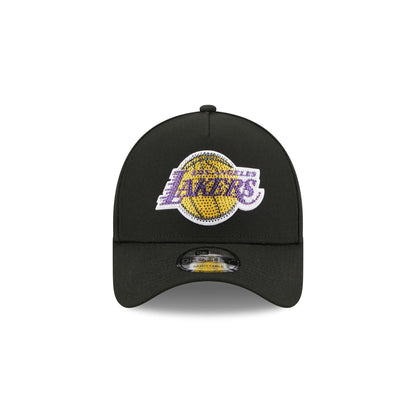 Los Angeles Lakers 2026 Draft Black 9FORTY A-Frame Snapback Hat