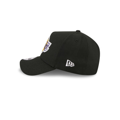 Los Angeles Lakers 2026 Draft Black 9FORTY A-Frame Snapback Hat
