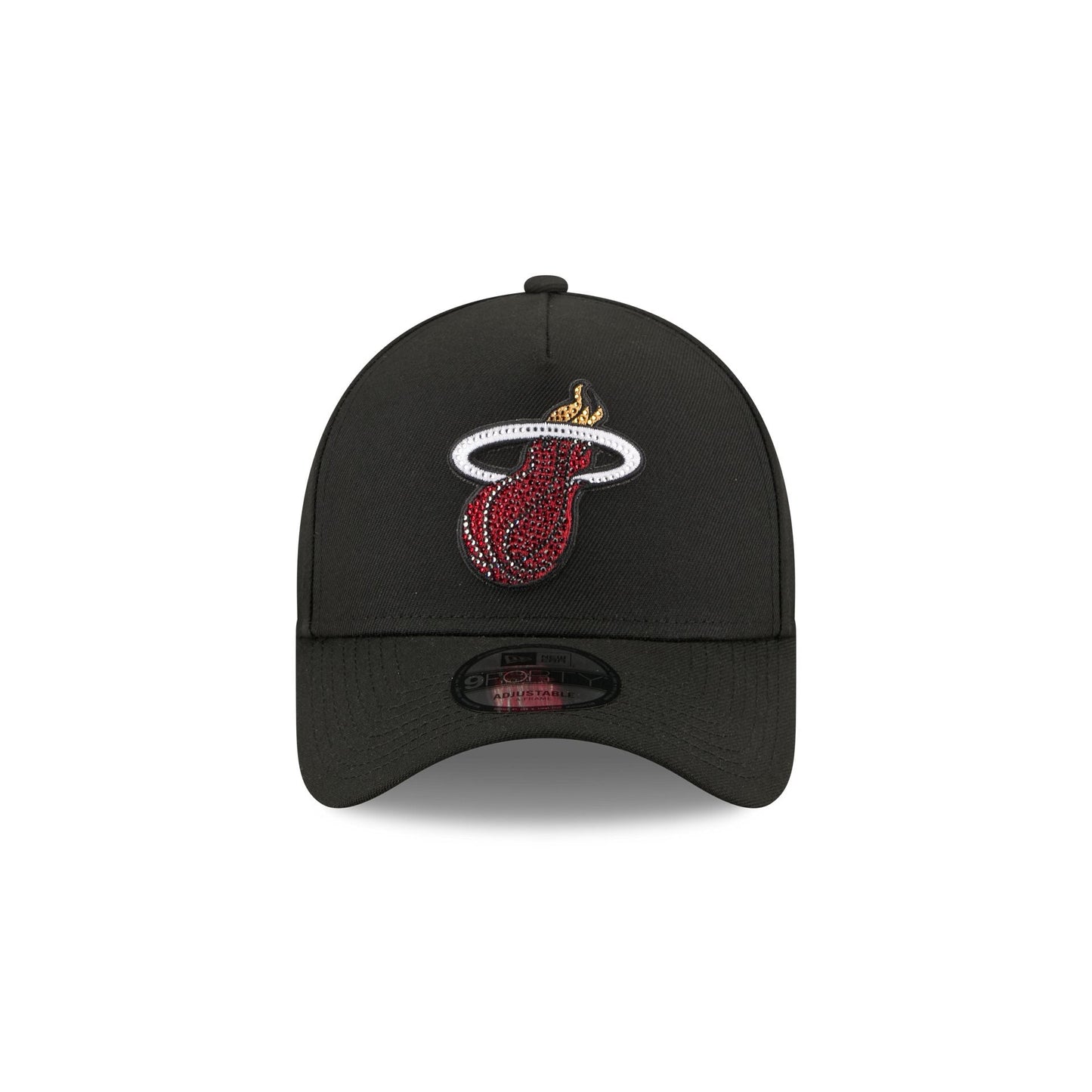 Miami Heat 2026 Draft Black 9FORTY A-Frame Snapback Hat