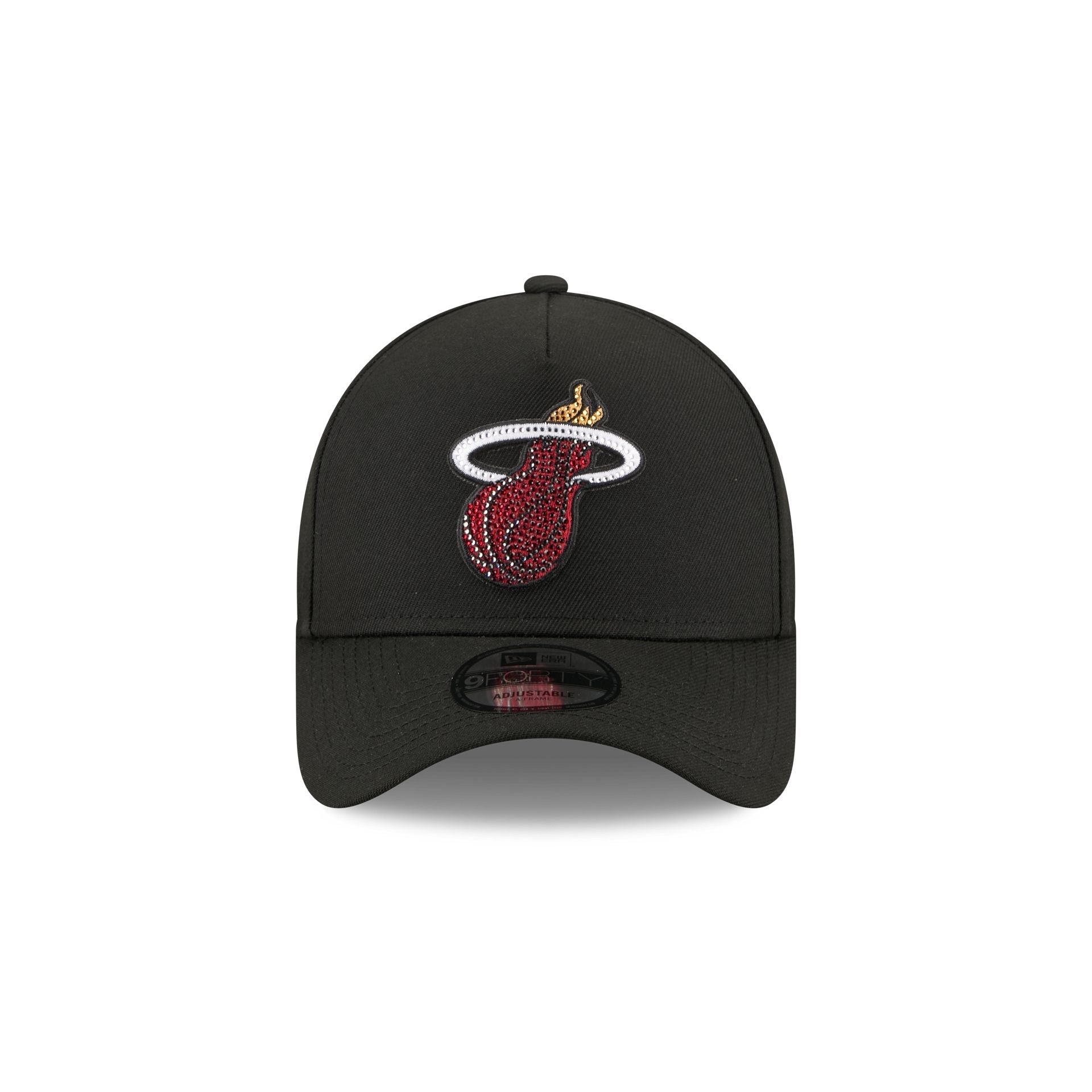 Miami Heat 2026 Draft Black 9FORTY A-Frame Snapback Hat