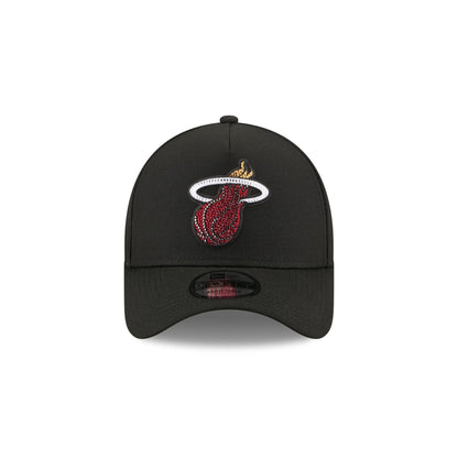 Miami Heat 2026 Draft Black 9FORTY A-Frame Snapback Hat