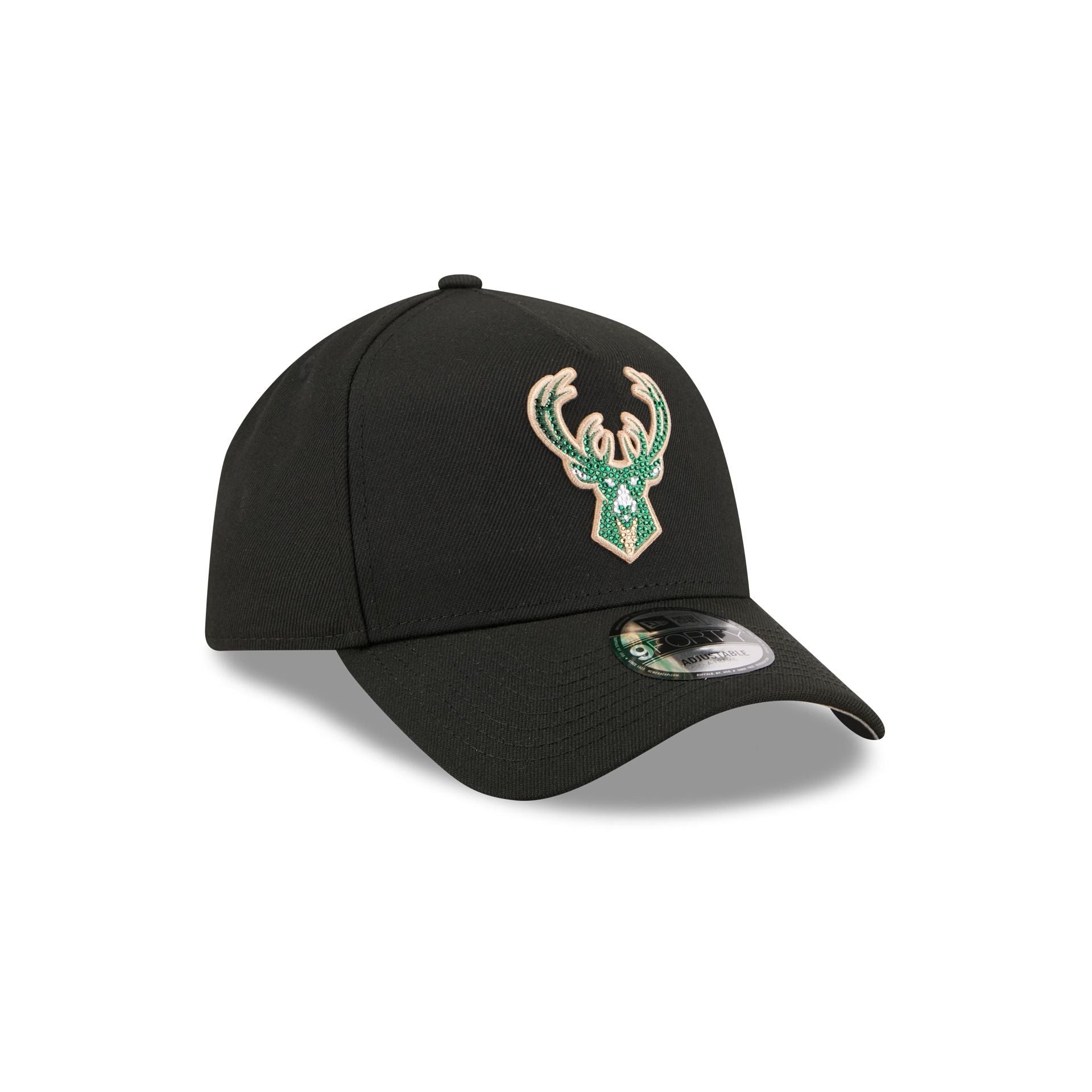 Milwaukee Bucks 2026 Draft Black 9FORTY A-Frame Snapback Hat