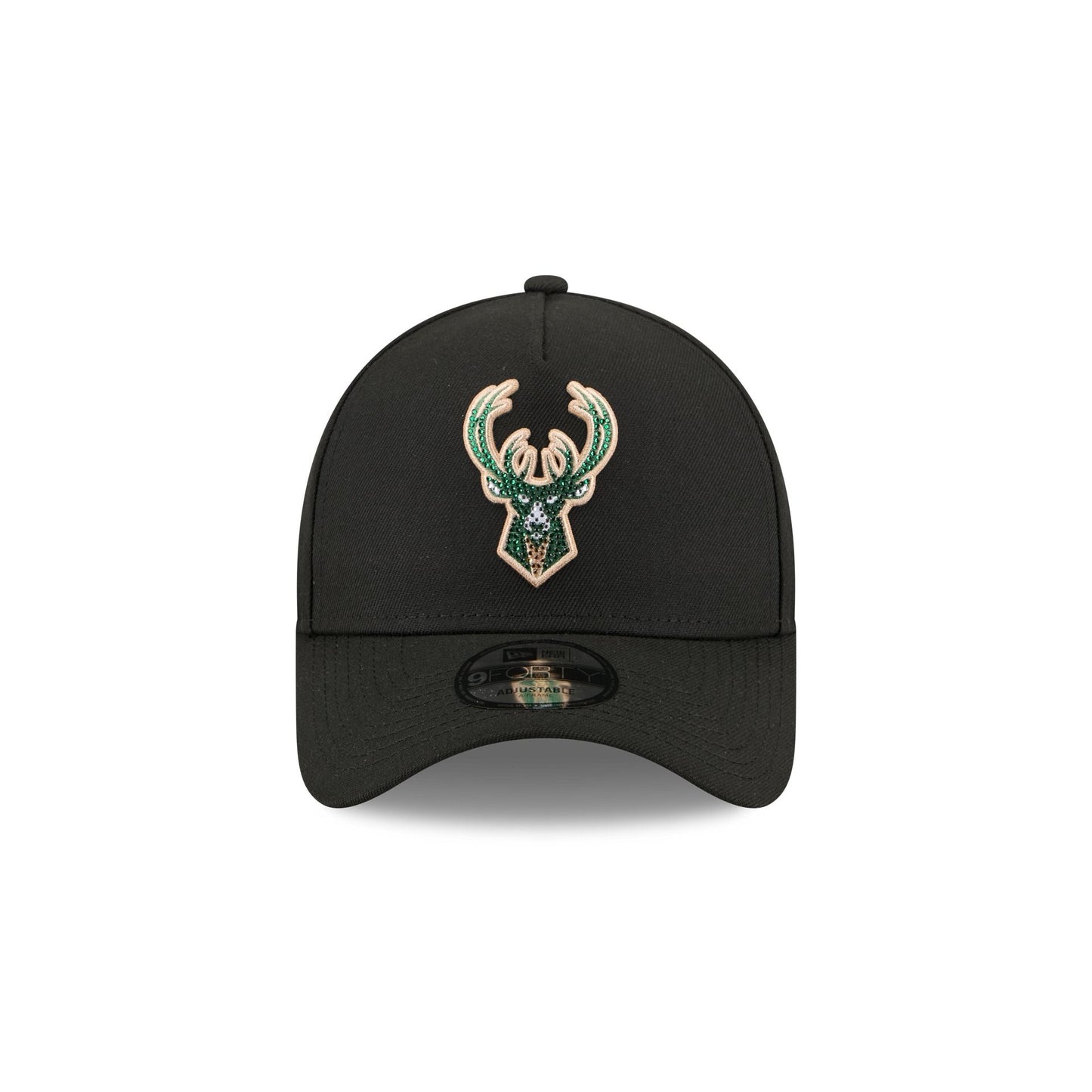 Milwaukee Bucks 2026 Draft Black 9FORTY A-Frame Snapback Hat