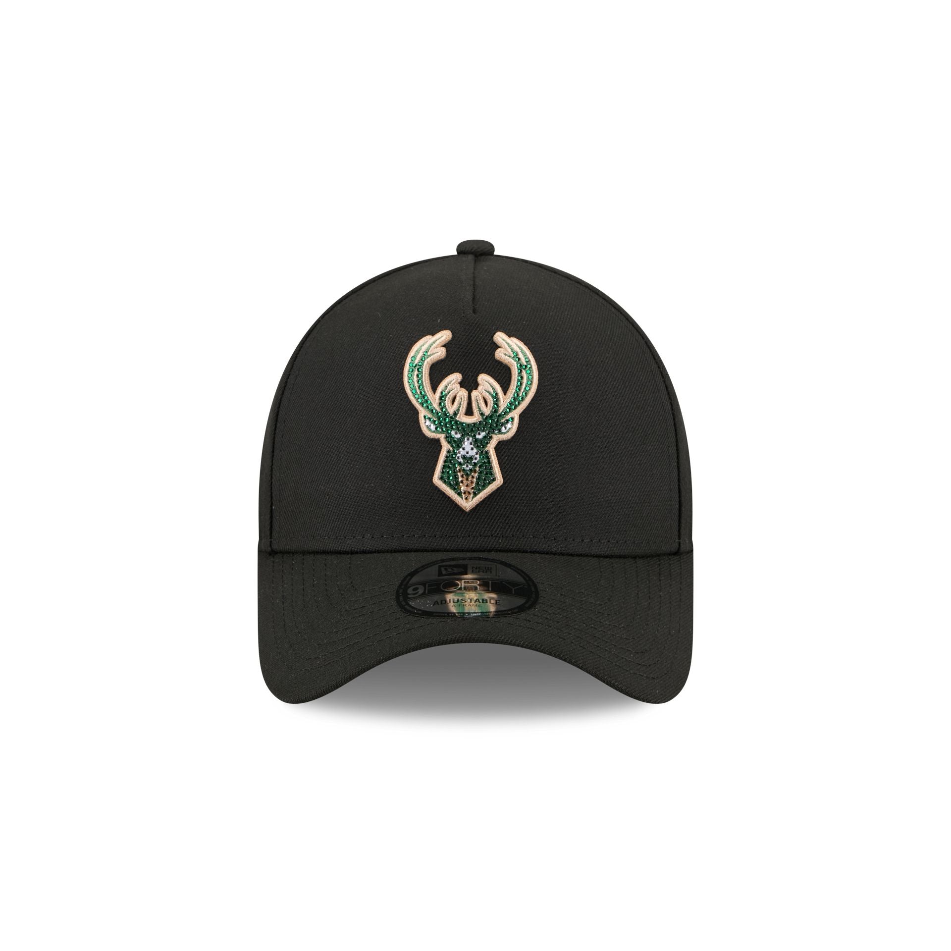 Milwaukee Bucks 2026 Draft Black 9FORTY A-Frame Snapback Hat