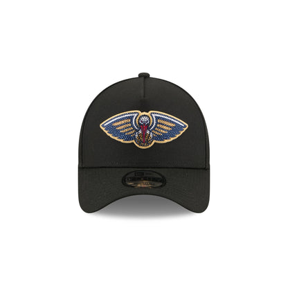 New Orleans Pelicans 2026 Draft Black 9FORTY A-Frame Snapback Hat