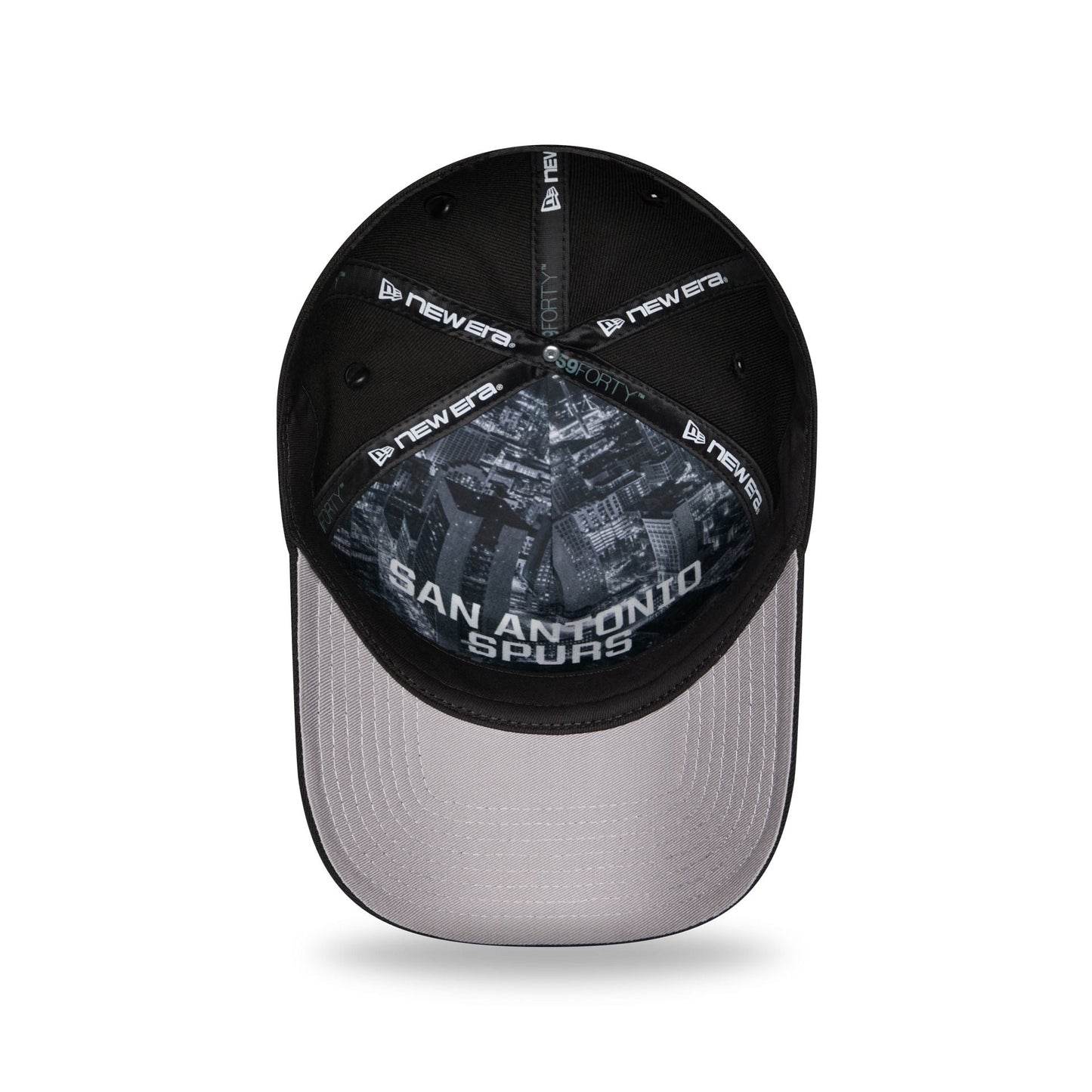 San Antonio Spurs 2026 Draft Black 59FORTY A-Frame Fitted Hat