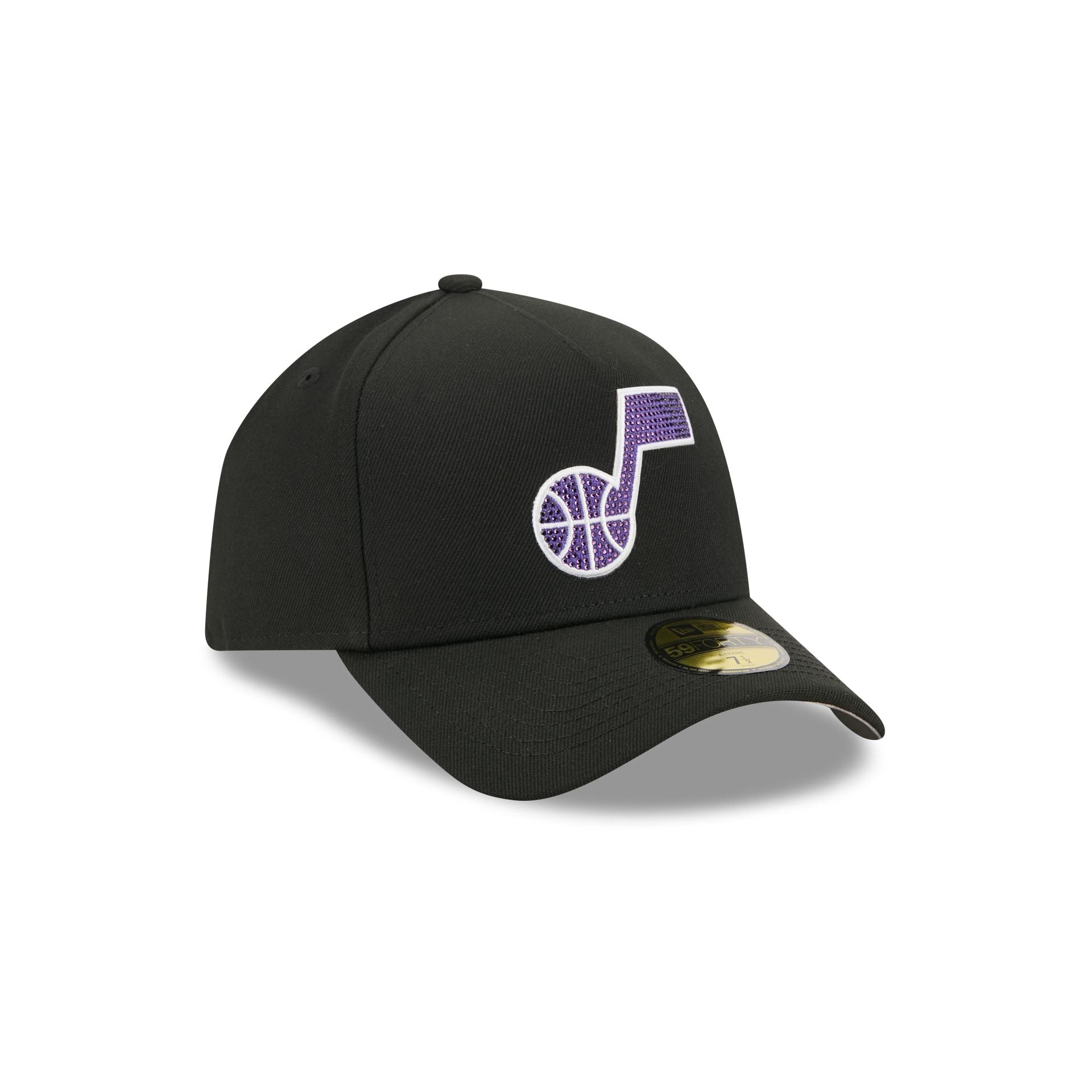 Utah Jazz 2026 Draft Black 59FORTY A-Frame Fitted Hat