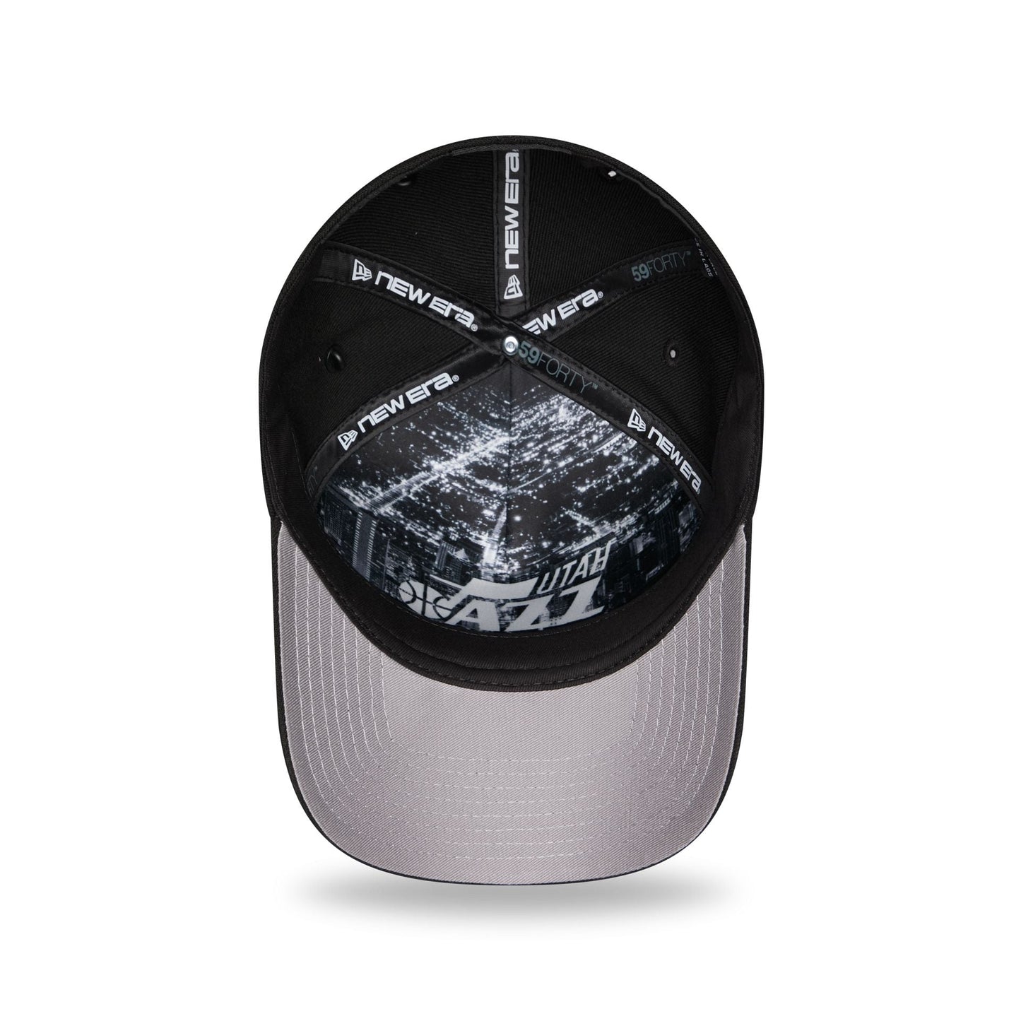 Utah Jazz 2026 Draft Black 59FORTY A-Frame Fitted Hat