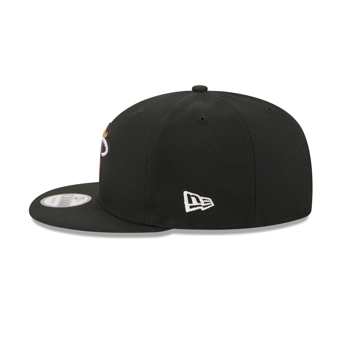 Miami Heat 2026 Draft Black 9FIFTY Snapback Hat