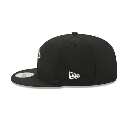 Miami Heat 2026 Draft Black 9FIFTY Snapback Hat