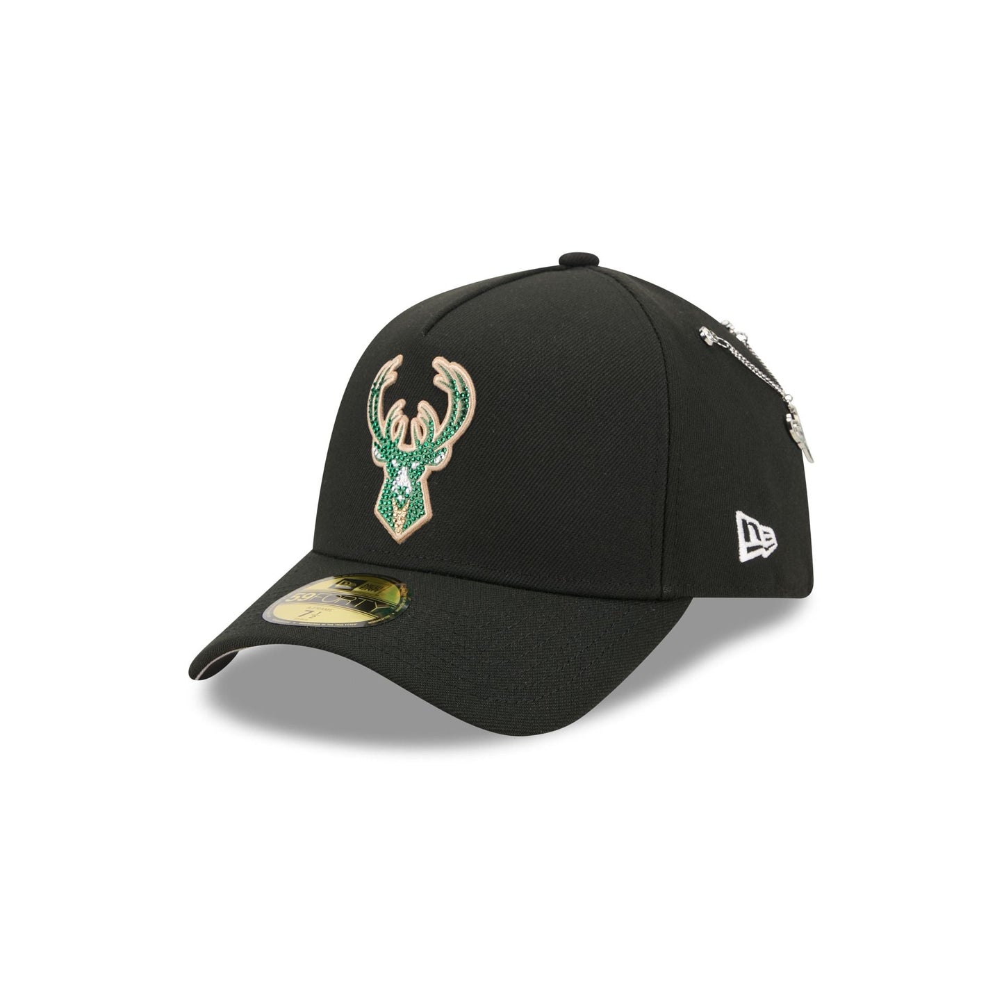 Milwaukee Bucks 2026 Draft Black 59FORTY A-Frame Fitted Hat