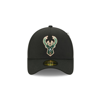 Milwaukee Bucks 2026 Draft Black 59FORTY A-Frame Fitted Hat