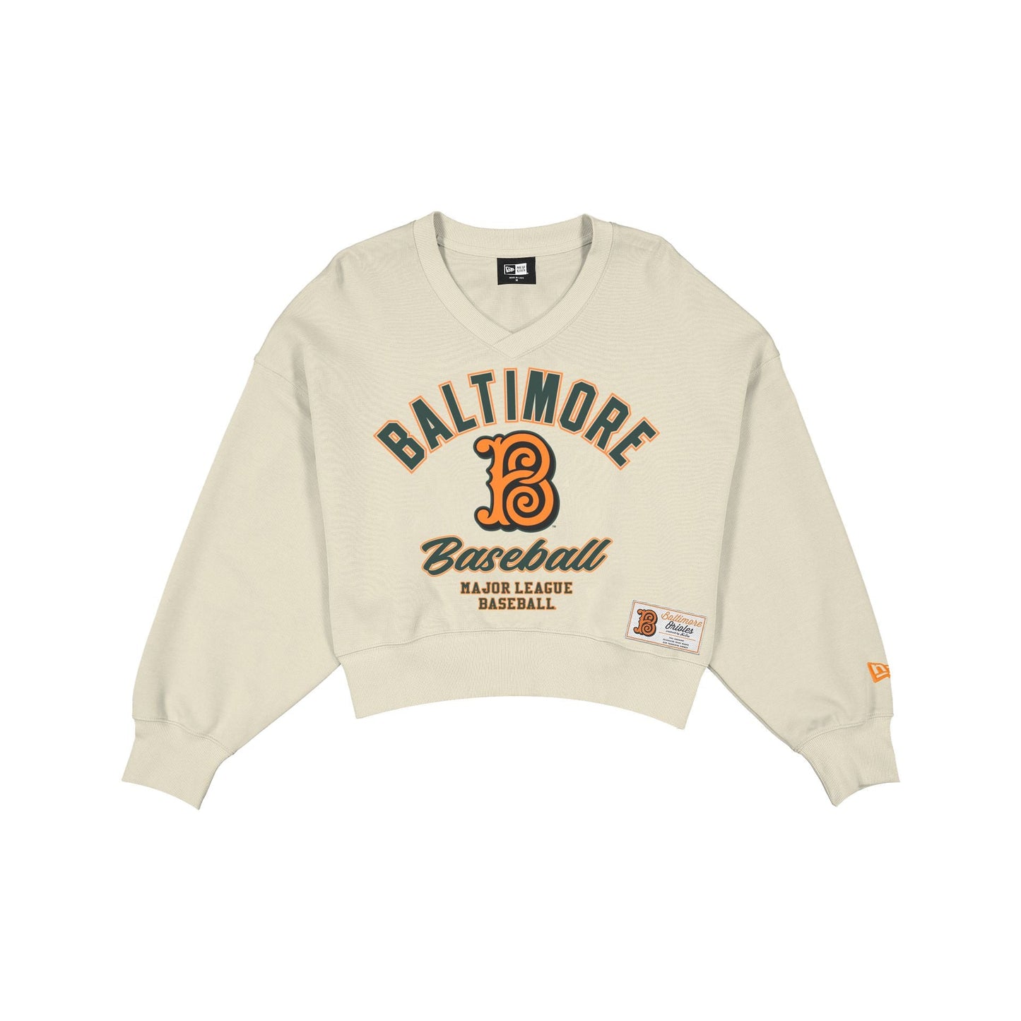 Baltimore Orioles 2026 City Connect Women's Cropped Crewneck