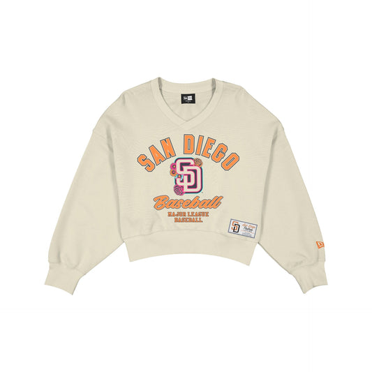 San Diego Padres 2026 City Connect Women's Cropped Crewneck
