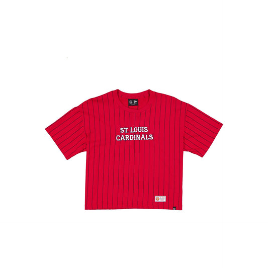 St. Louis Cardinals 2026 City Connect Pinstripe Women's T-Shirt