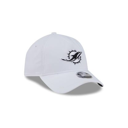 Miami Dolphins White 9FORTY APEX Snapback Hat