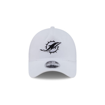 Miami Dolphins White 9FORTY APEX Snapback Hat
