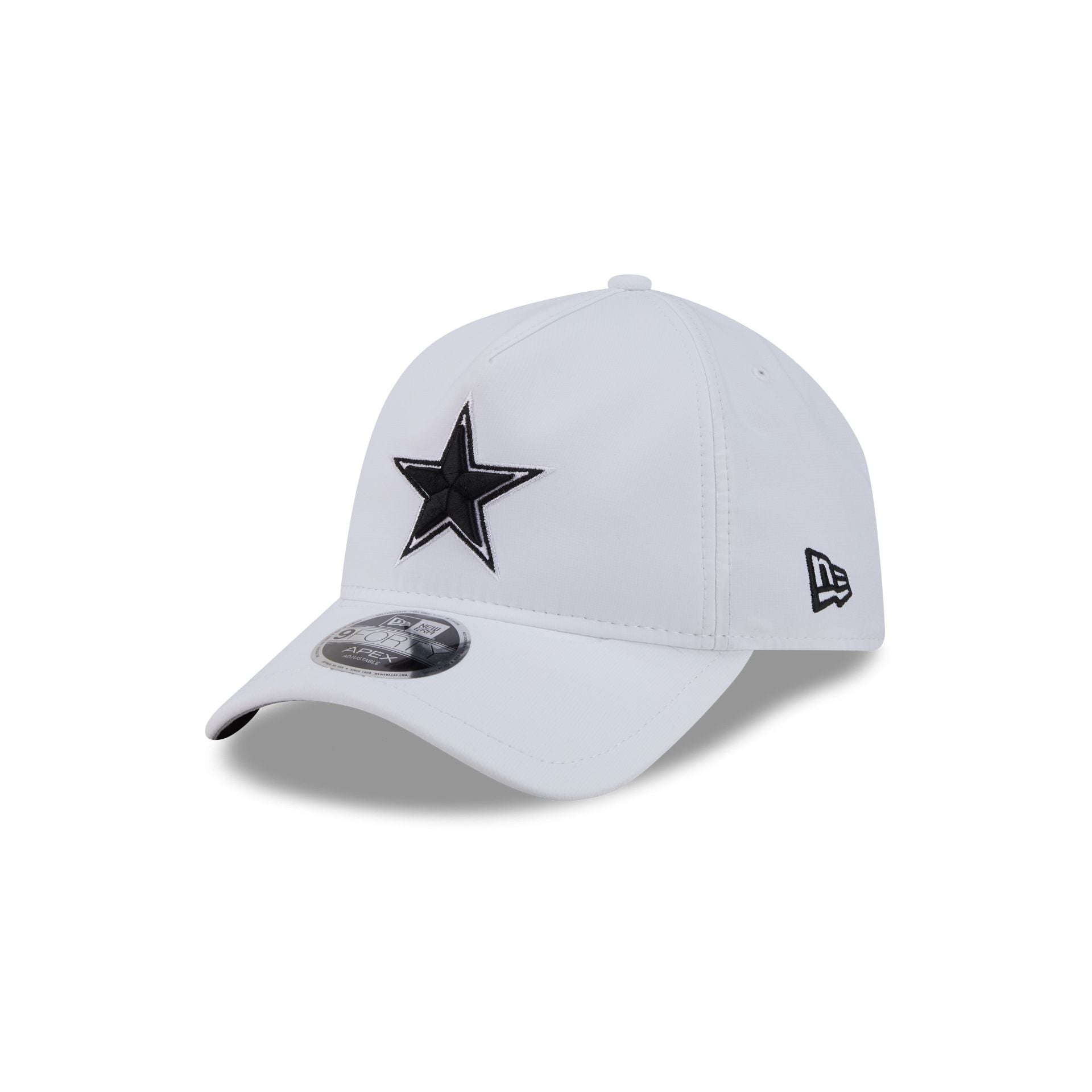 Dallas Cowboys White 9FORTY APEX Snapback Hat