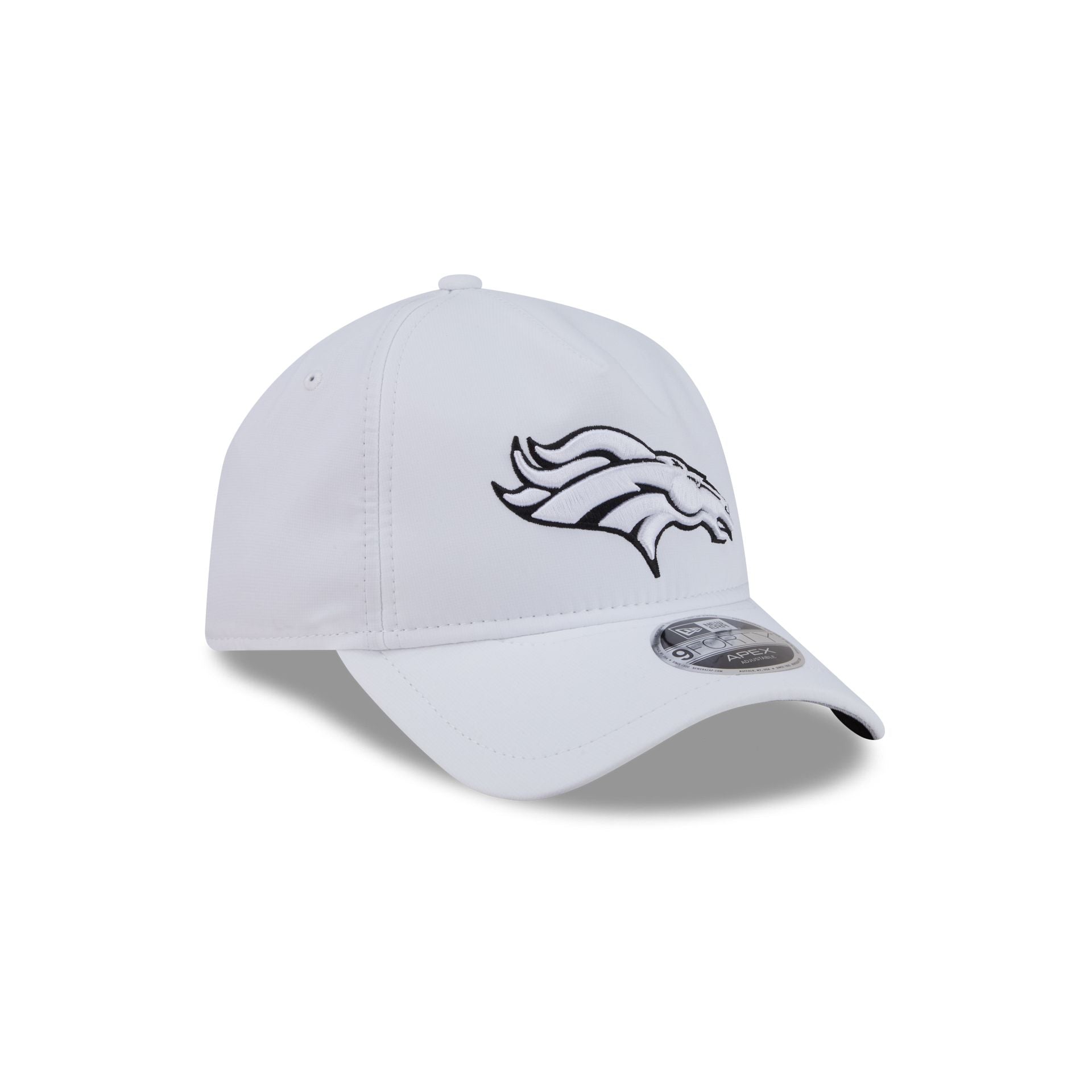 Denver Broncos White 9FORTY APEX Snapback Hat