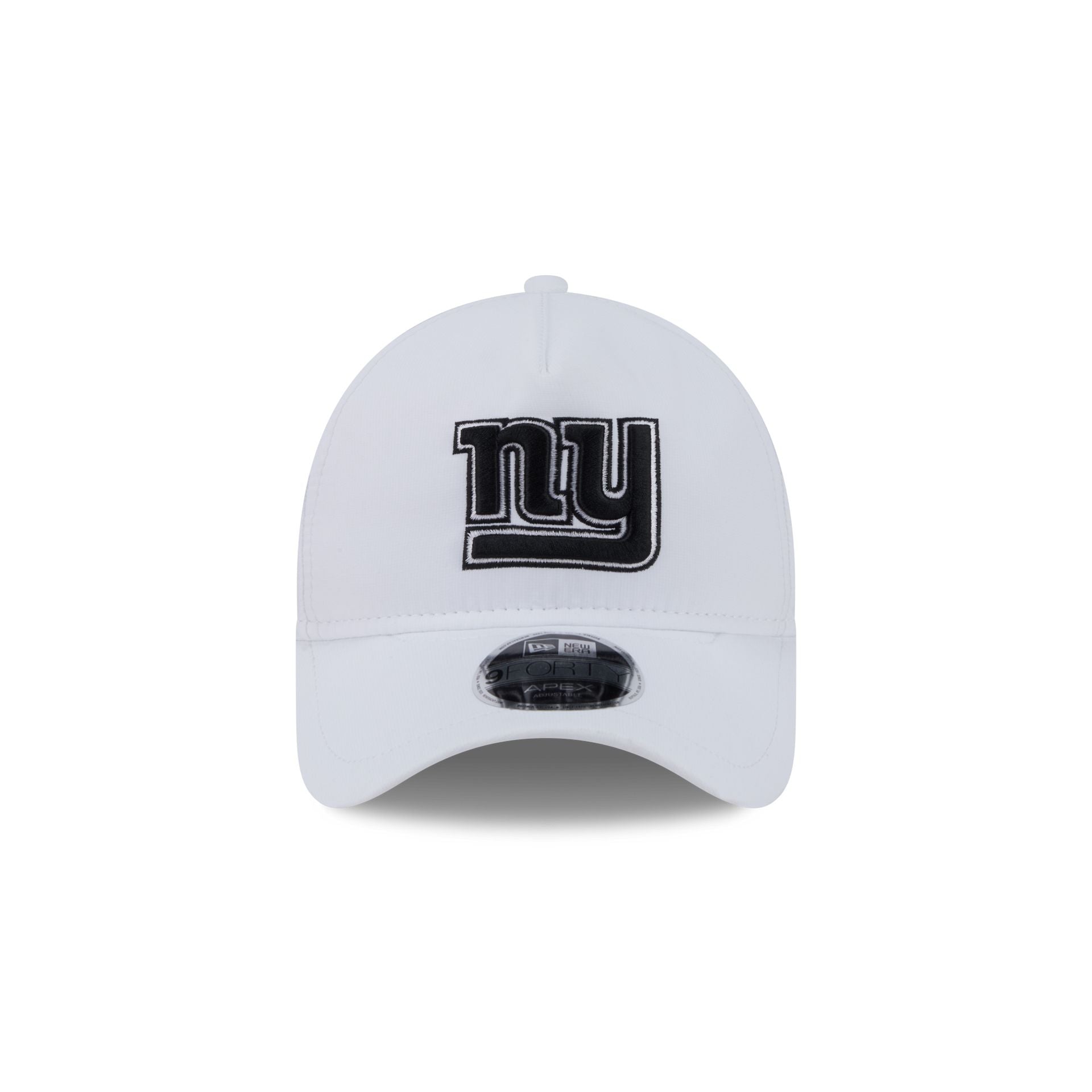 New York Giants White 9FORTY APEX Snapback Hat