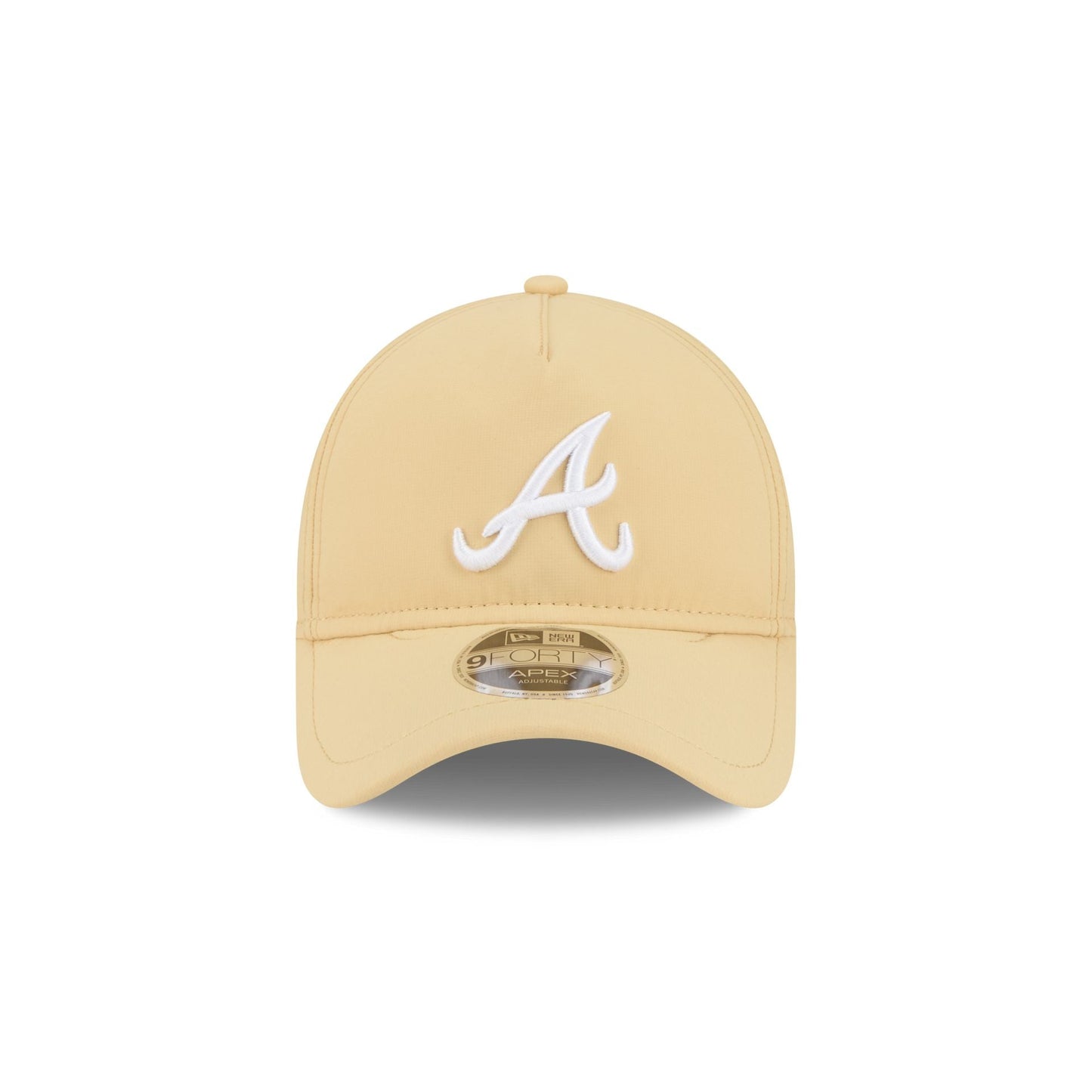 Atlanta Braves Beige 9FORTY APEX Snapback Hat