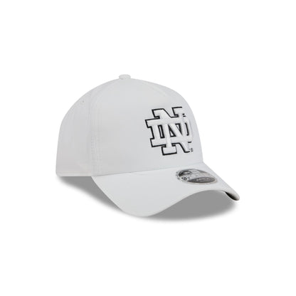 Notre Dame Fighting Irish White 9FORTY APEX Snapback Hat