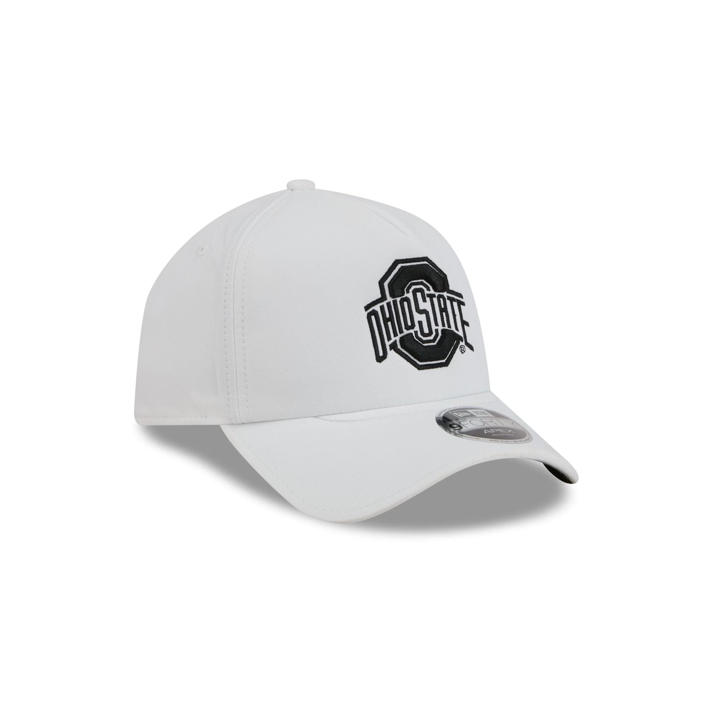 Ohio State Buckeyes White 9FORTY APEX Snapback Hat