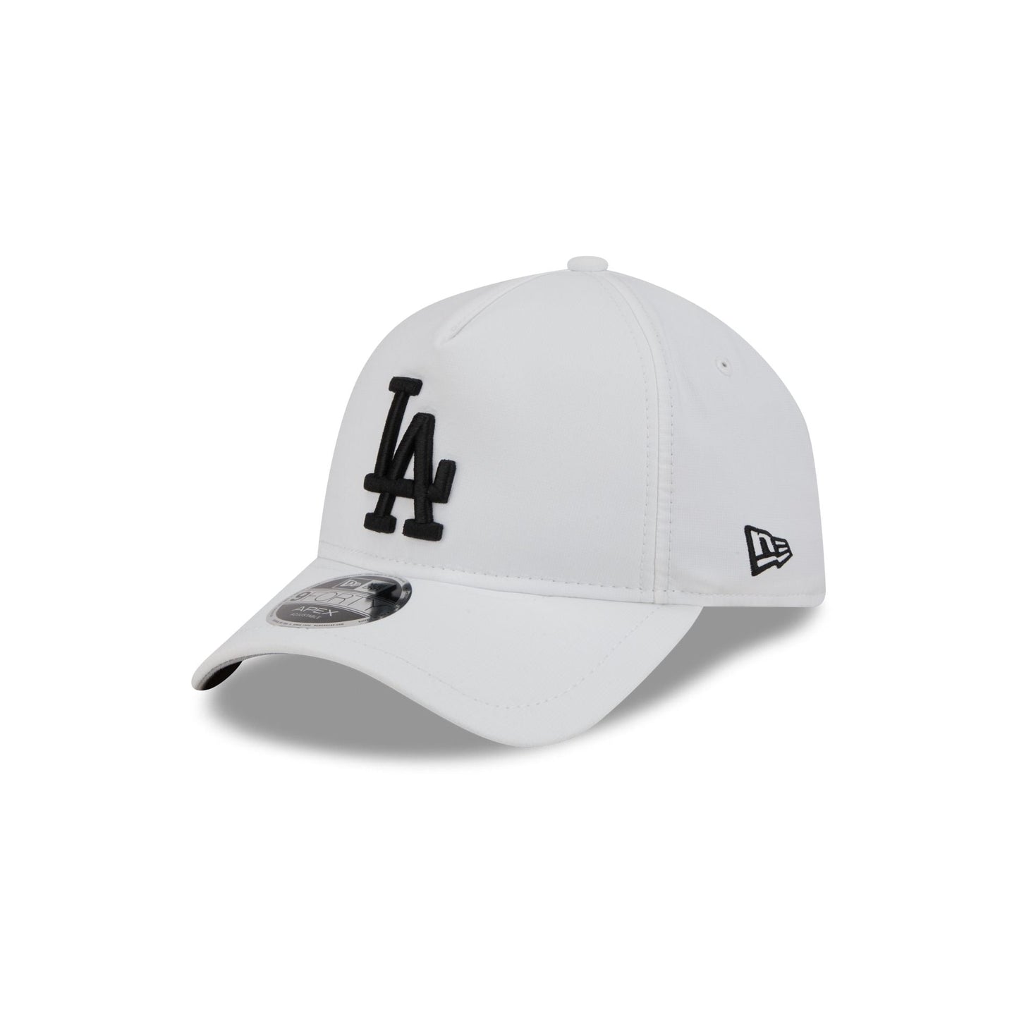Los Angeles Dodgers White 9FORTY APEX Snapback Hat