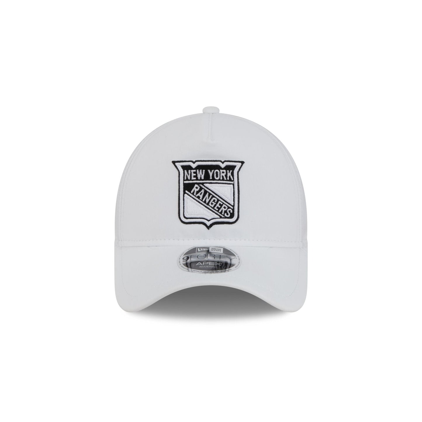 New York Rangers White 9FORTY APEX Snapback Hat
