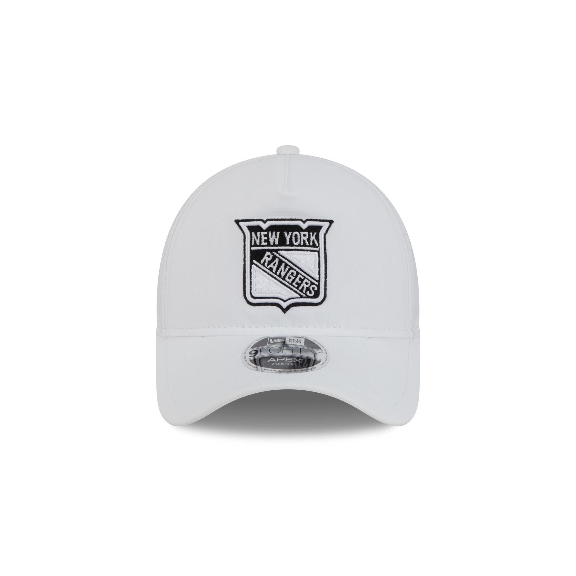 New York Rangers White 9FORTY APEX Snapback Hat