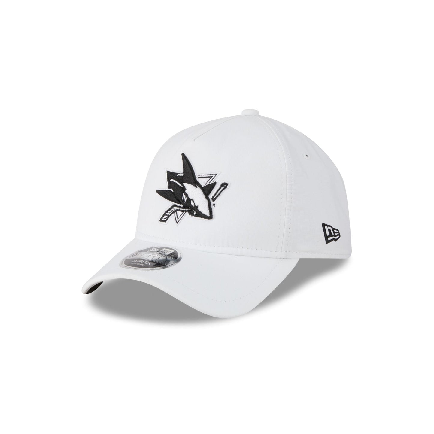 San Jose Sharks White 9FORTY APEX Snapback Hat