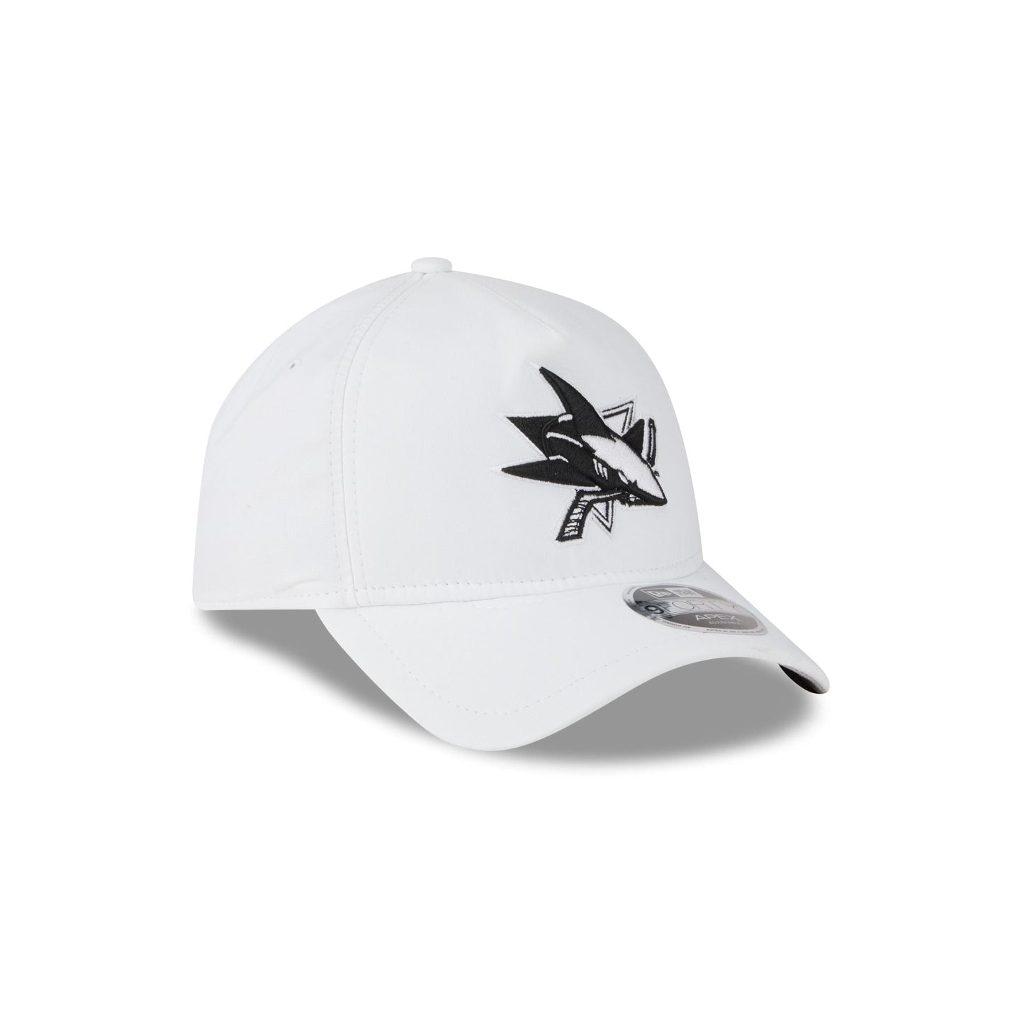 San Jose Sharks White 9FORTY APEX Snapback Hat