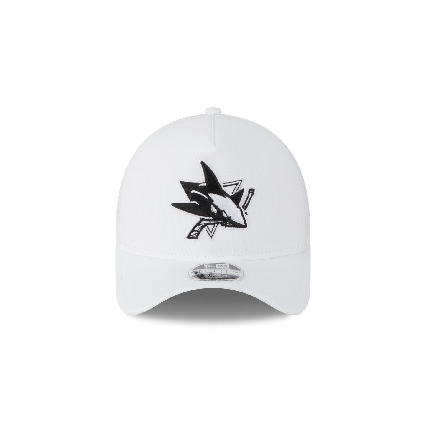 San Jose Sharks White 9FORTY APEX Snapback Hat