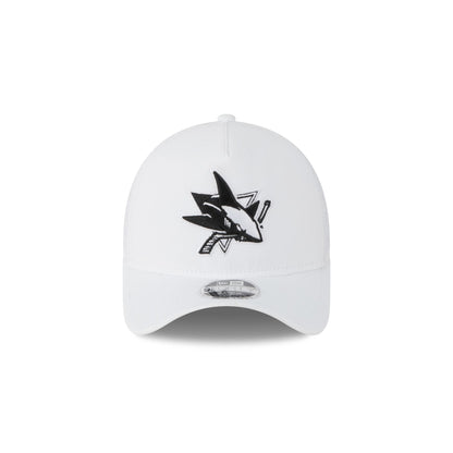 San Jose Sharks White 9FORTY APEX Snapback Hat