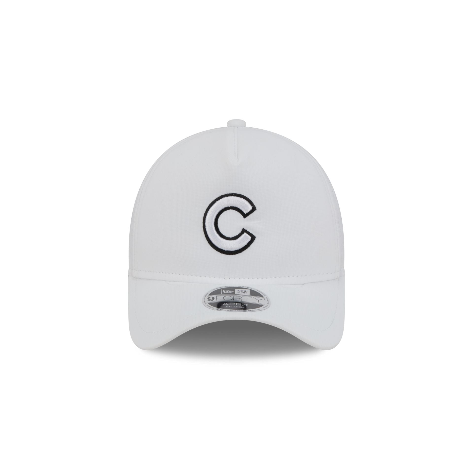 Chicago Cubs White 9FORTY APEX Snapback Hat