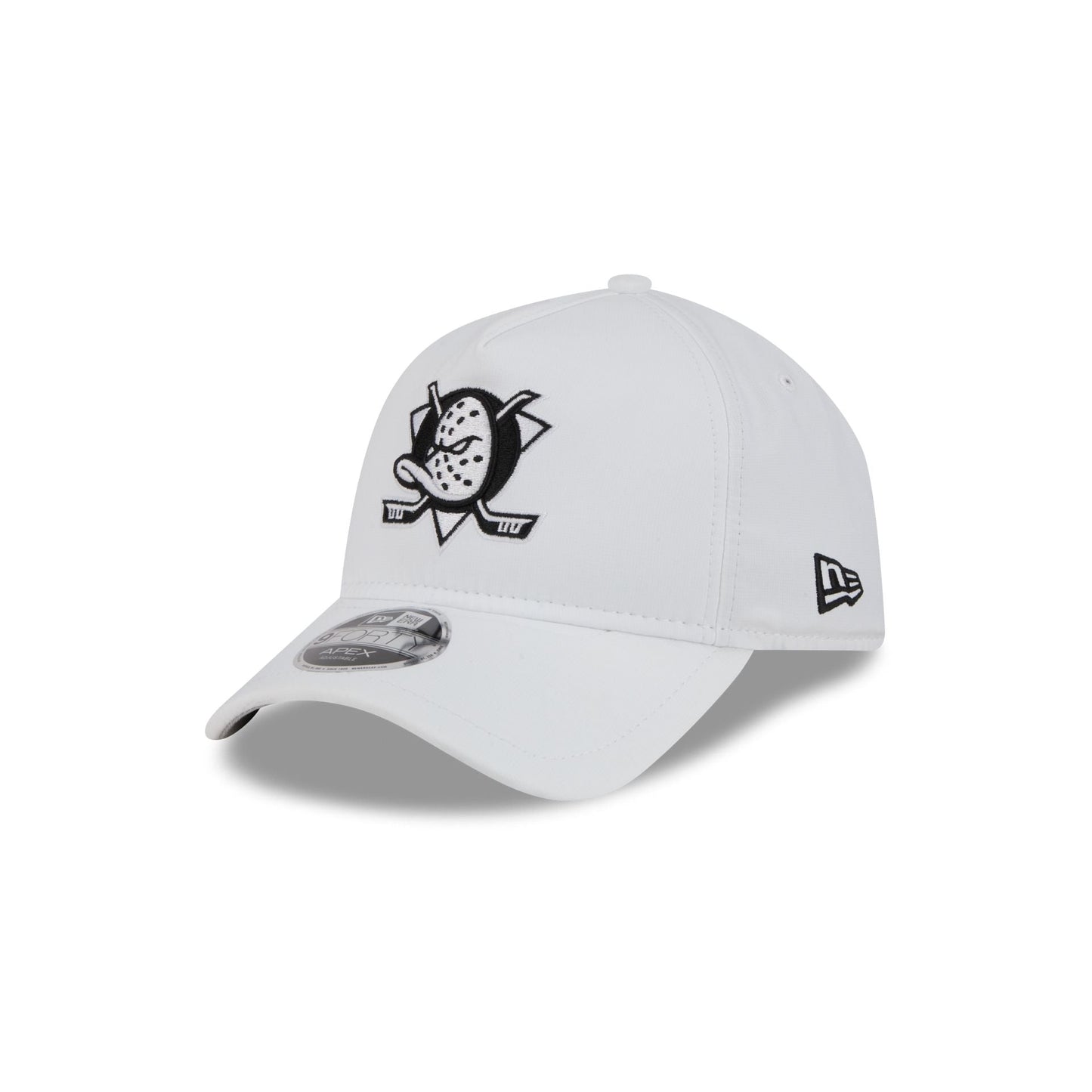 Anaheim Ducks White 9FORTY APEX Snapback Hat