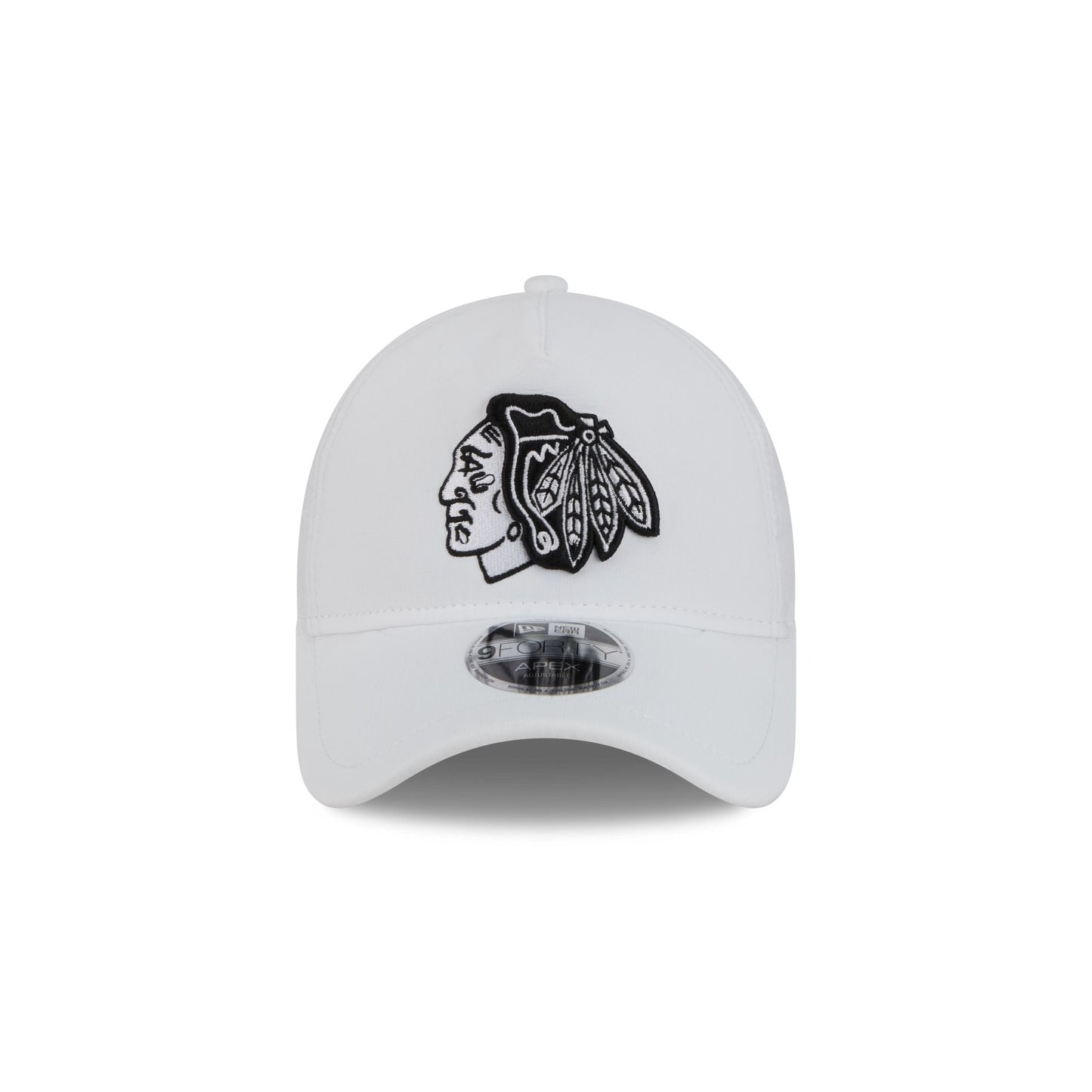 Chicago Blackhawks White 9FORTY APEX Snapback Hat