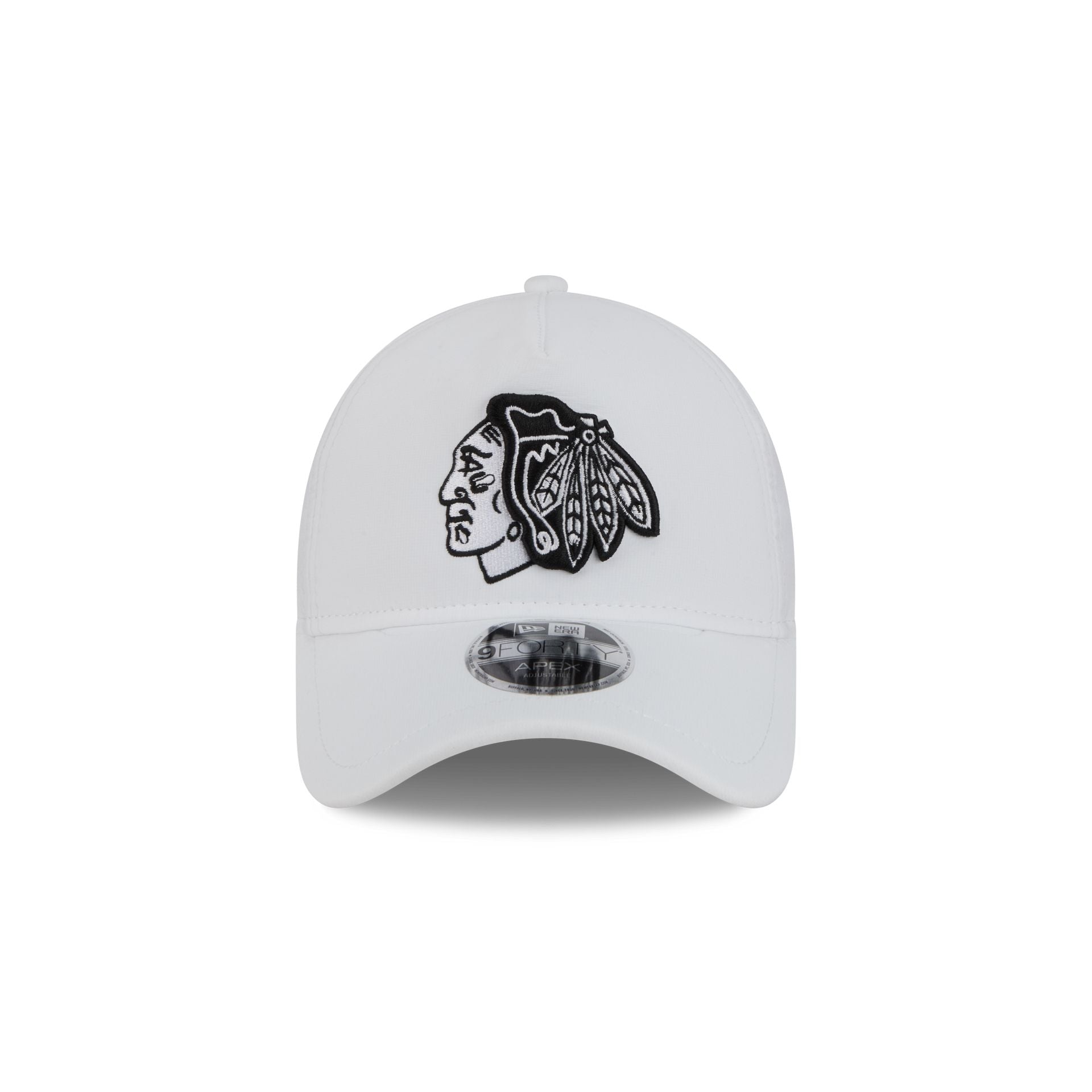 Chicago Blackhawks White 9FORTY APEX Snapback Hat
