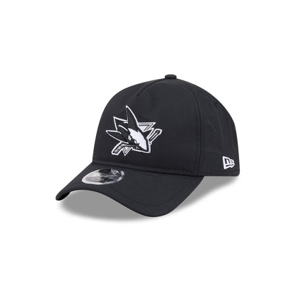 San Jose Sharks Black 9FORTY APEX Snapback Hat