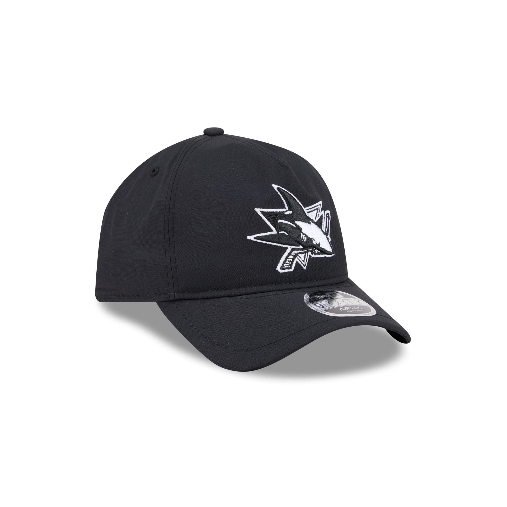 San Jose Sharks Black 9FORTY APEX Snapback Hat